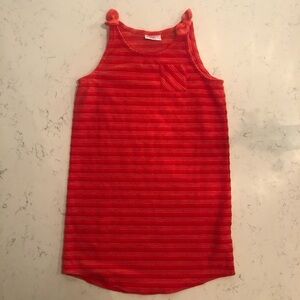 Hanna Andersson Orange Dress, Size 130 (8)